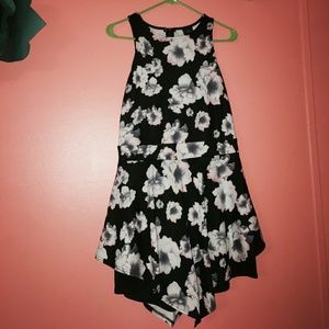 Flower print dress